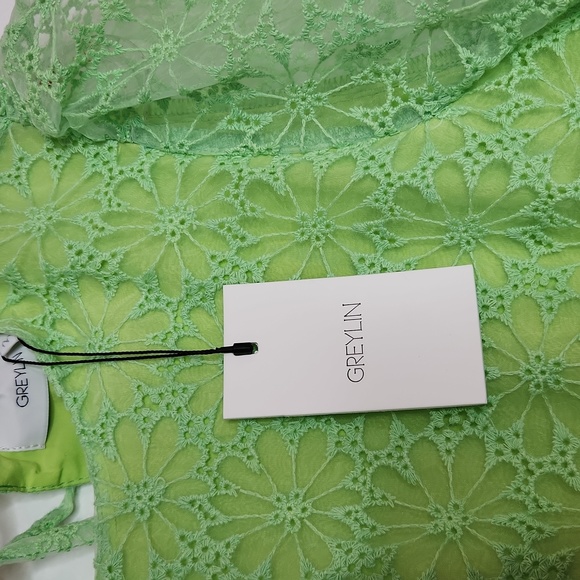 Adelyn Rae Lina Embroidered Open Back Midi Dress - Picture 9 of 16